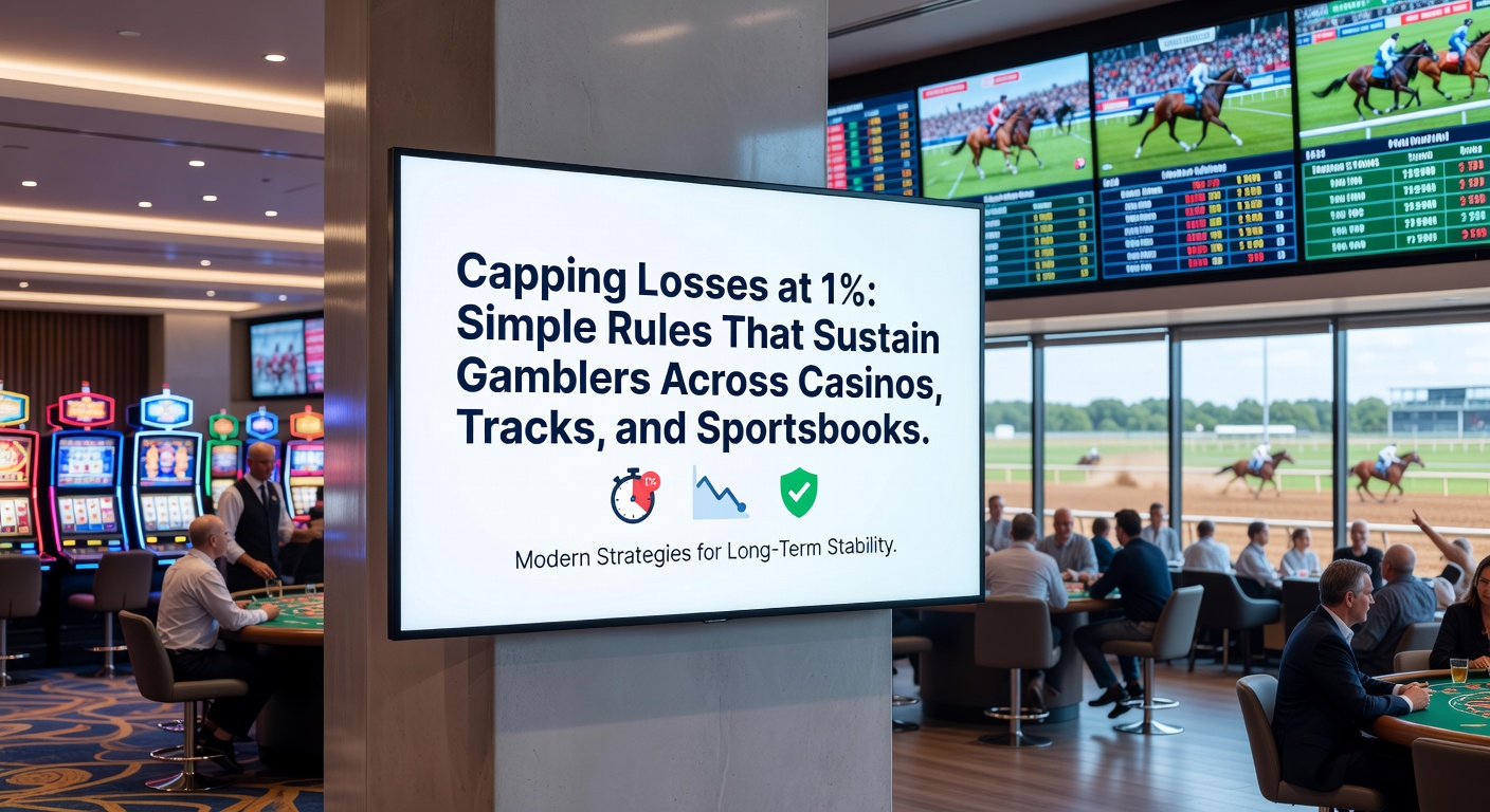 Player at a bustling casino table carefully tracking chips and bankroll notes amid the spin of roulette wheels