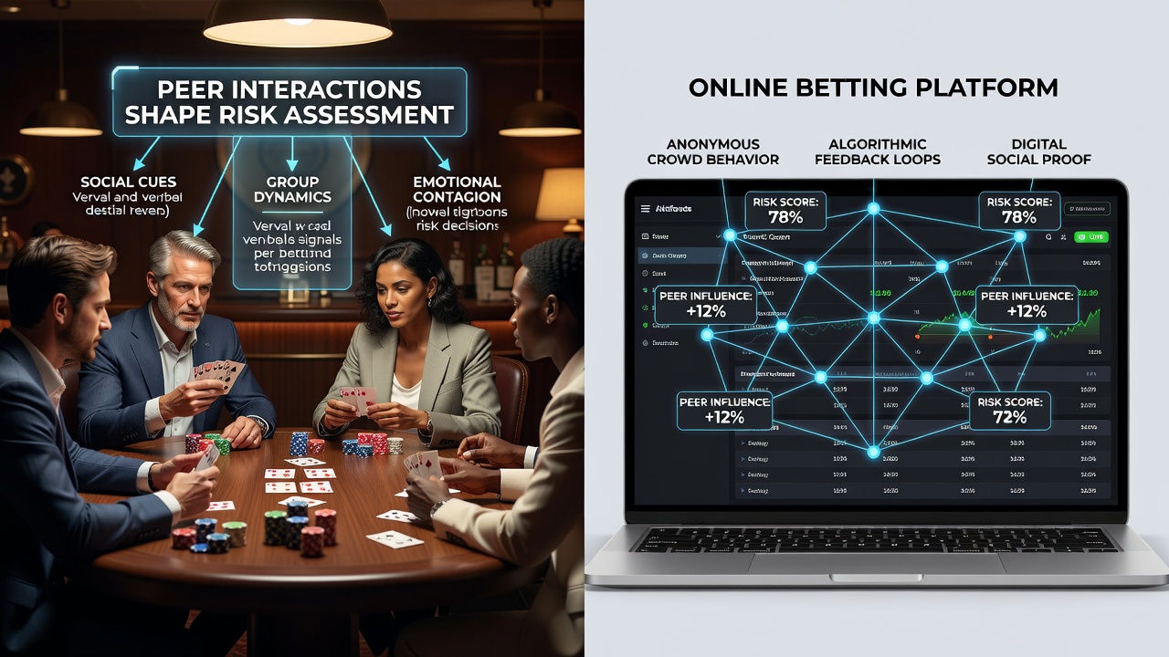 Online betting interface displaying live chat and peer activity alongside wager options