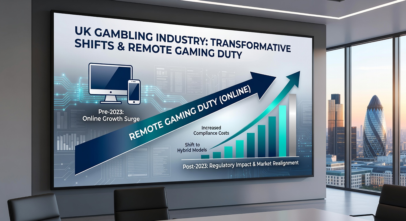 Graph showing rising black market share in online gambling, with bars climbing from 5% to 9% against regulatory backdrops